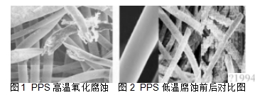 1 PPS 高溫氧化腐蝕 圖2 PPS 低溫腐蝕前后對比圖